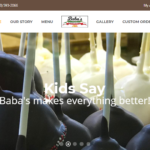 Baba's Bakery Website