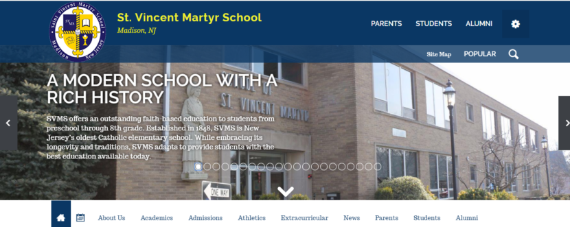 St. Vincent Martyr School Website
